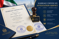 Marriage Certificate Attestation UAE