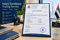 Salary Certificate Typing Service UAE