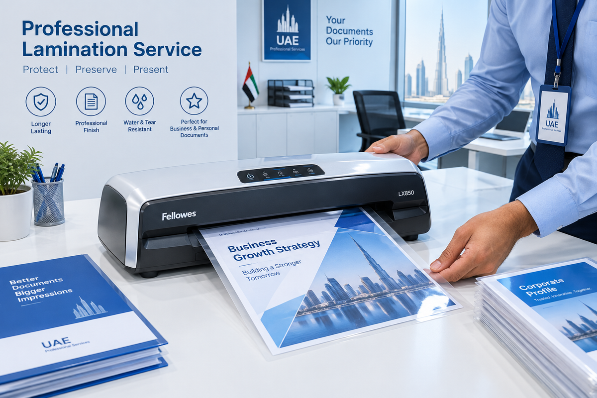Lamination Service - Document Protection